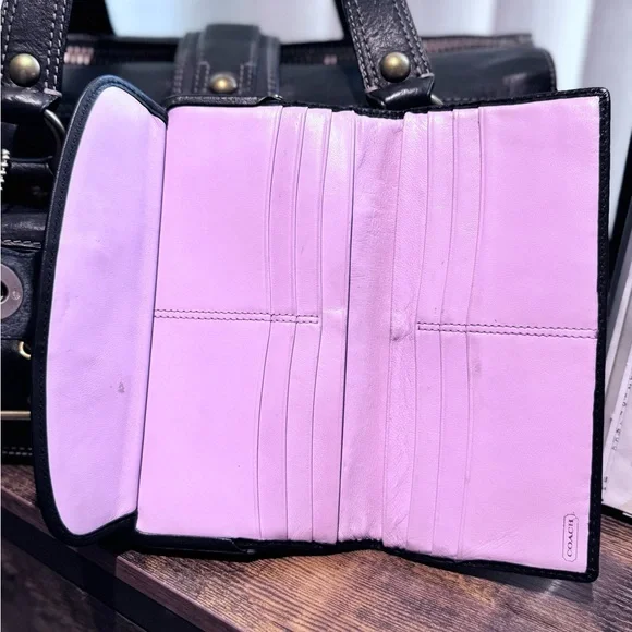 Coach 65th Anniversary Legacy Mandy Satchel with matching wallet - Picture 9 of 16